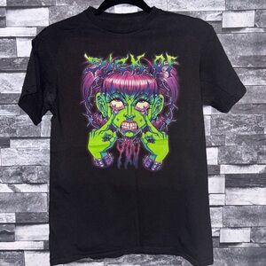 Teen Hearts  Black Graphic Kids Tee